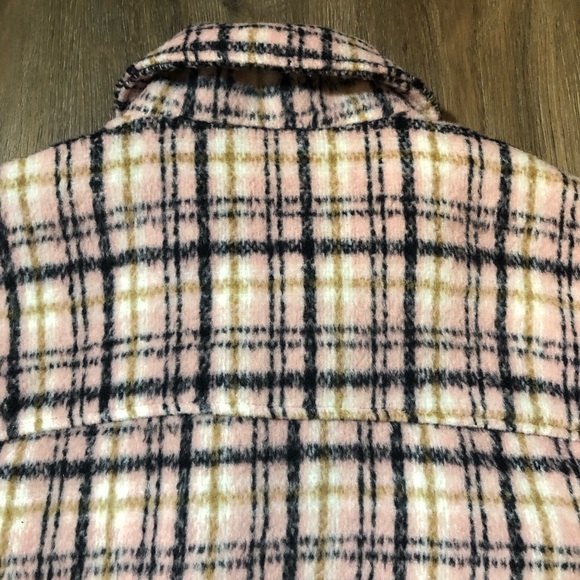 Avec Les Filles Pink Plaid Shacket - Picture 11 of 16